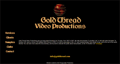 Desktop Screenshot of goldthread.com