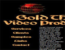Tablet Screenshot of goldthread.com